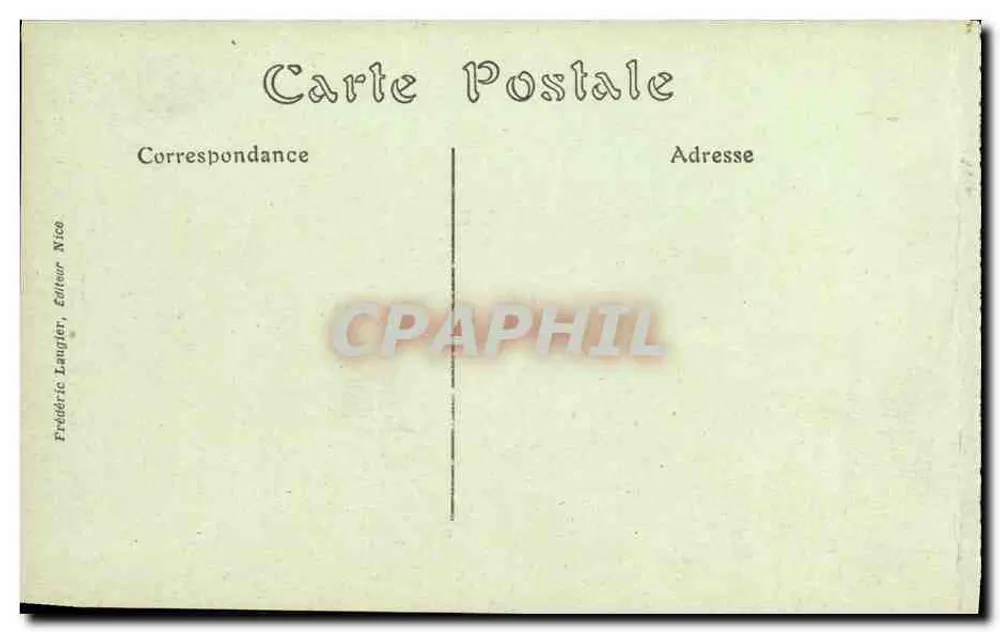 Cachoeira de Pion em Moulinet — Estrada de Sospel — F.L. n°32 - Verso