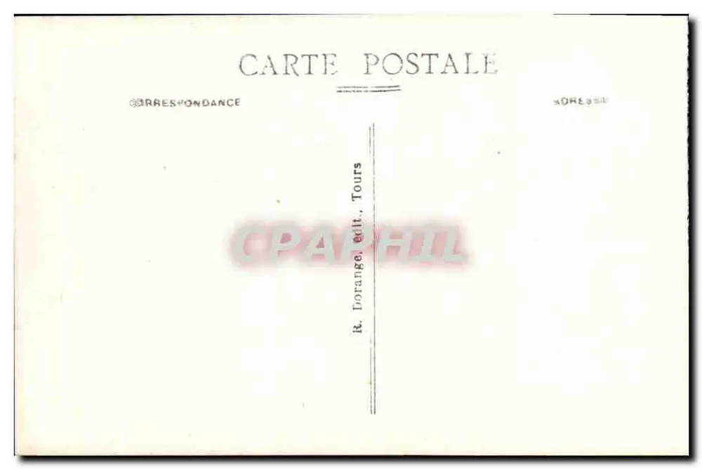 La Roche-Posay (Vienne) — Der Bergfried — R. D. - Rückseite
