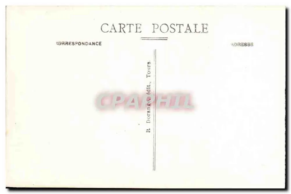 La Roche-Posay (Vienne) — La Creuse und die Eisenbahnbrücke — R. D. - Rückseite