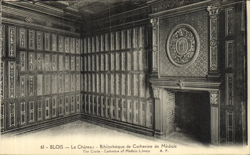 Blois — Das Schloss — Bibliothek von Catherine de Médicis — A.P. - Vorderseite