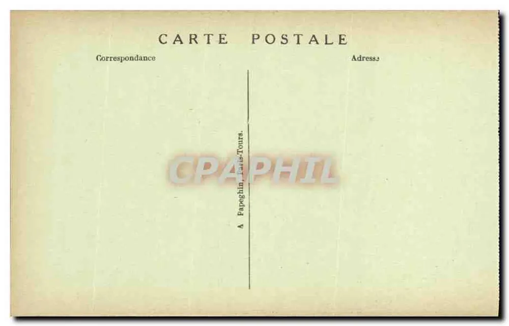 Blois — Das Schloss — Zimmer von Catherine de Médicis — A.P. n°50 - Rückseite