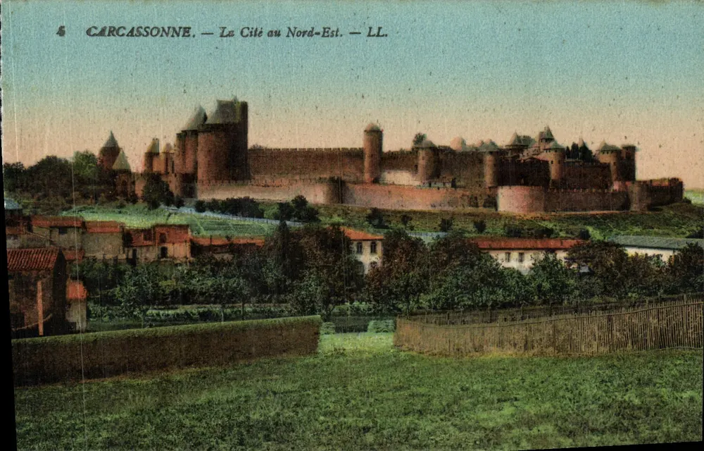 Carcassonne — A Cidade ao Nordeste — LL - Frente
