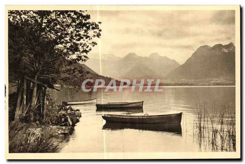 Das Ende des Sees und das Massiv der Bauges — Annecy (Haute-Savoie) — Les Éditions d'Art Yvocé, Paris - Vorderseite