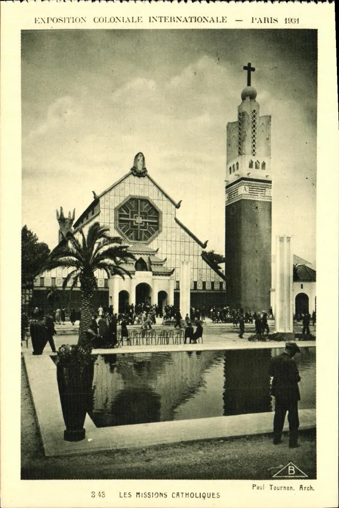 Die katholischen Missionen — Internationale Kolonialausstellung — Paris 1931 - Vorderseite