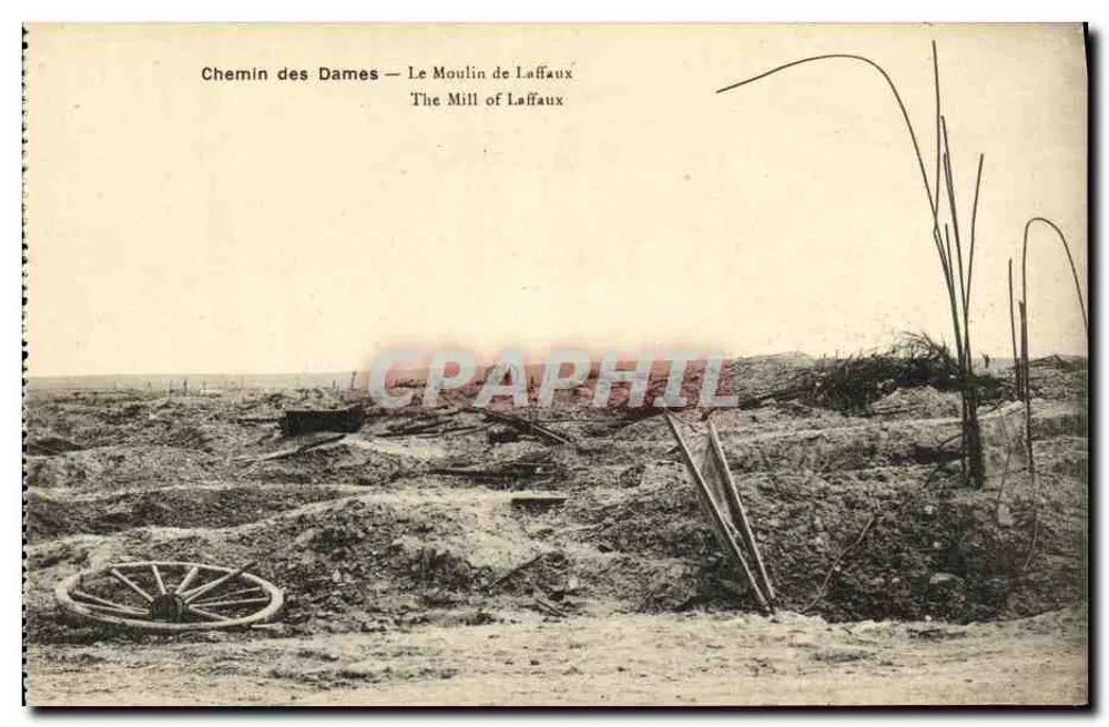 Chemin des Dames — Das Mühle von Laffaux — B. Nougardès und H. Lestra - Vorderseite