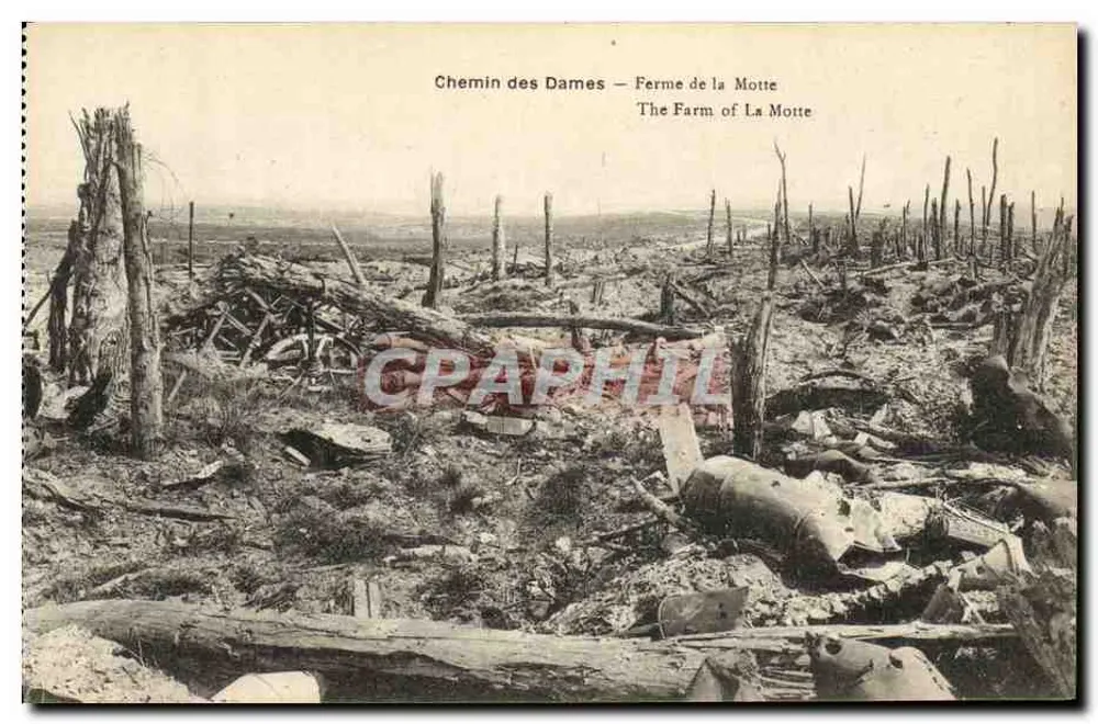 Chemin des Dames — Farm von la Motte — B. Nougardès und H. Letrigna, Nîmes - Vorderseite