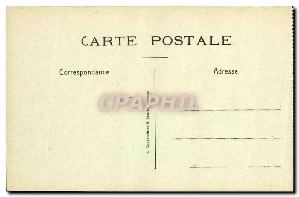 Chemin des Dames — Farm von la Motte — B. Nougardès und H. Letrigna, Nîmes - Rückseite