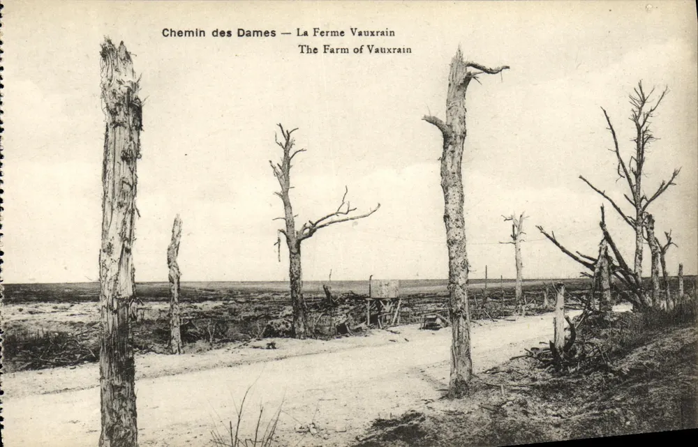 Chemin des Dames — Die Farm Vauxrain — B. Xomgarde und H. Lastraz, sous - Vorderseite