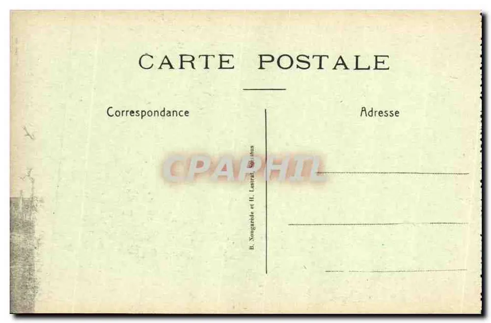 Chemin des Dames — Die Farm Vauxrain — B. Xomgarde und H. Lastraz, sous - Rückseite