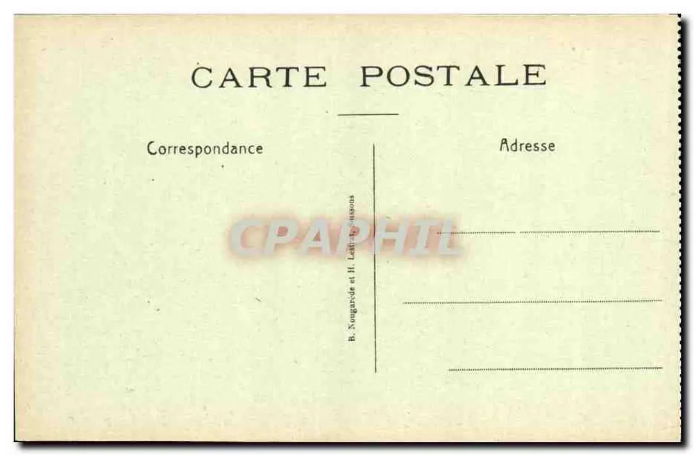 PINON — A Floresta — PINON — The Forest — B. Nougard e H. Lathussons - Verso