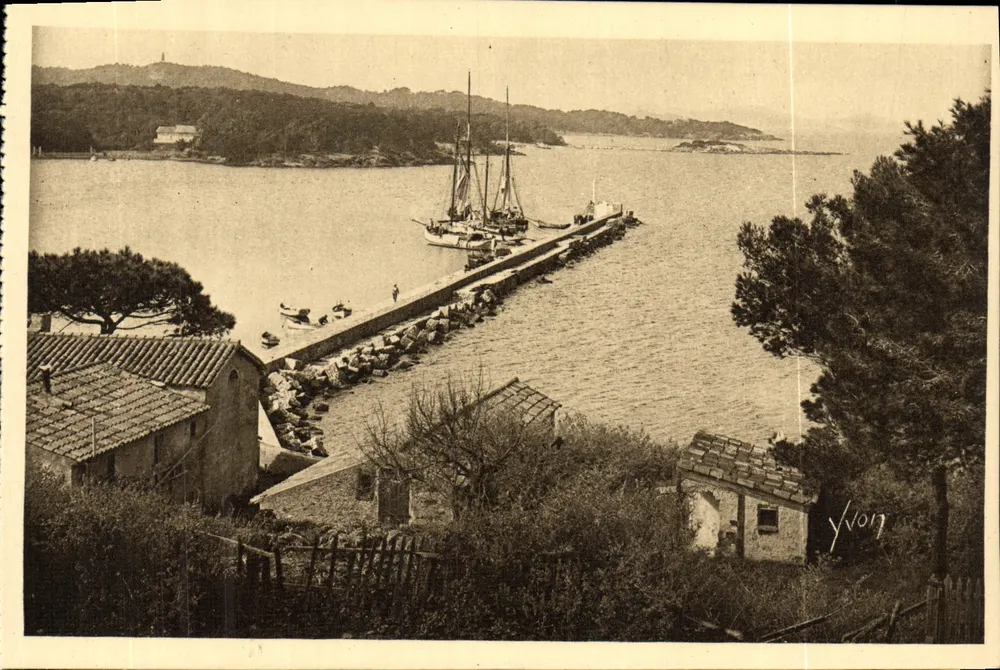 Porquerolles - Der Hafen — Die Inseln von Hyères (Var) — Art Editions YVON - Vorderseite