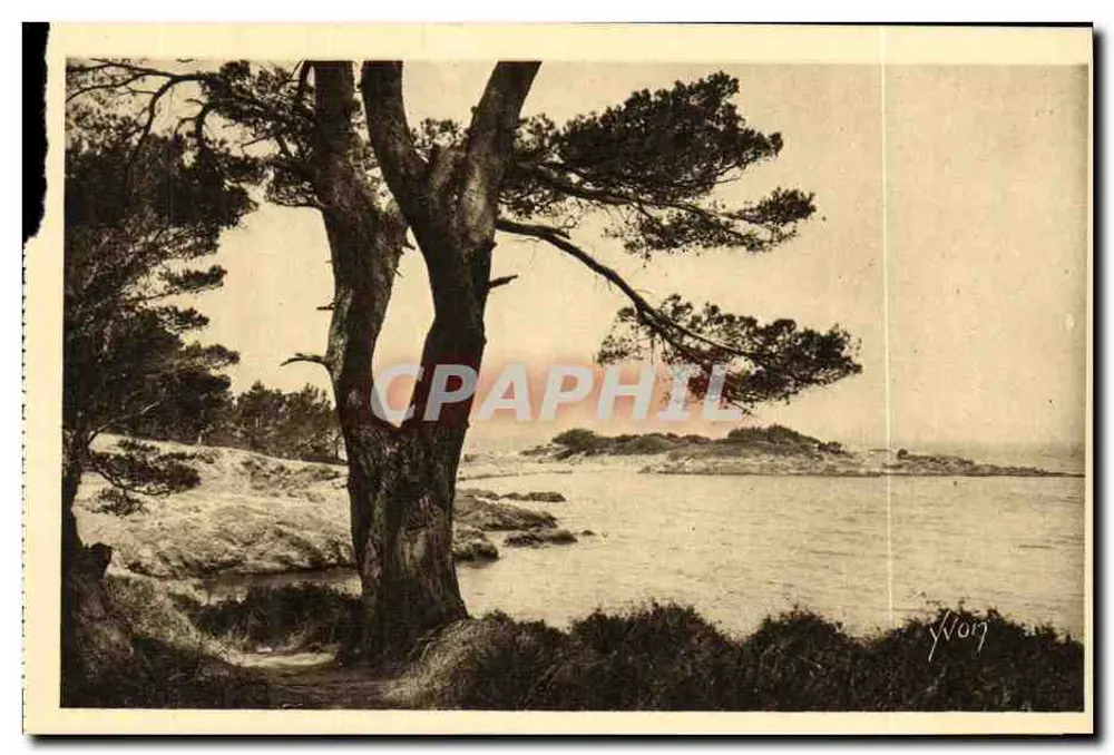 Porquerolles — Ufer der See — Die Inseln von Hyères (Var) — Éditions d'Art Yvon, Paris - Vorderseite
