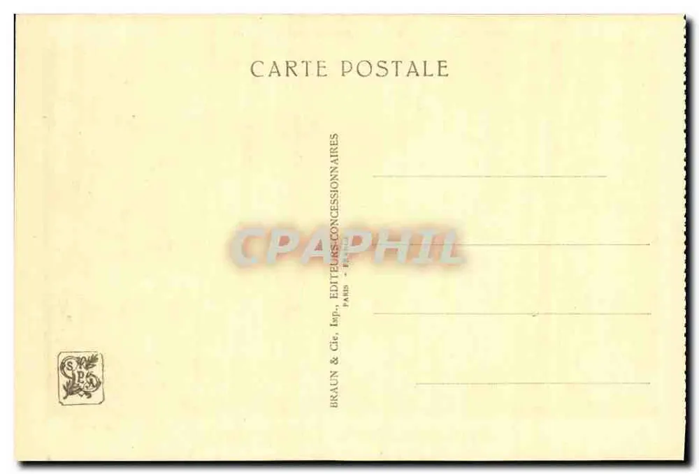 Pavillon des Kambodschas — Internationale Kolonialausstellung — Paris 1931 - Rückseite