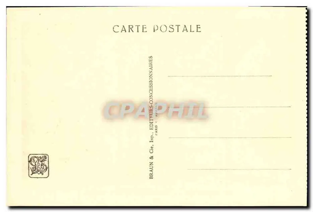 Eingang zur belgischen Sektion — Internationale Kolonialausstellung — Paris 1934 — H. Lacoste, Arch. S.A.D.G. - Rückseite