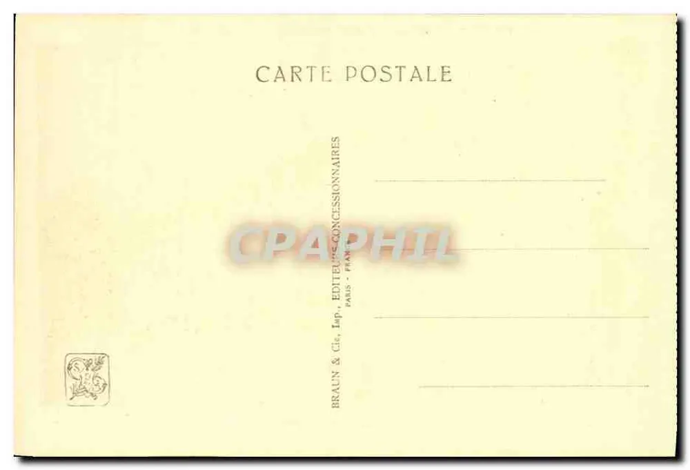 Pavillon der Palästina — Internationale Kolonialausstellung — Paris 1931 - Rückseite