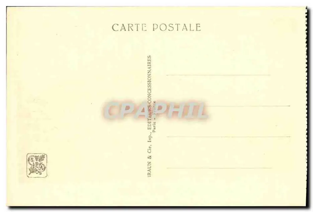Hauptpalast Italiens — Internationale Kolonialausstellung — Paris 1931 — Brasini, Arch. - Rückseite