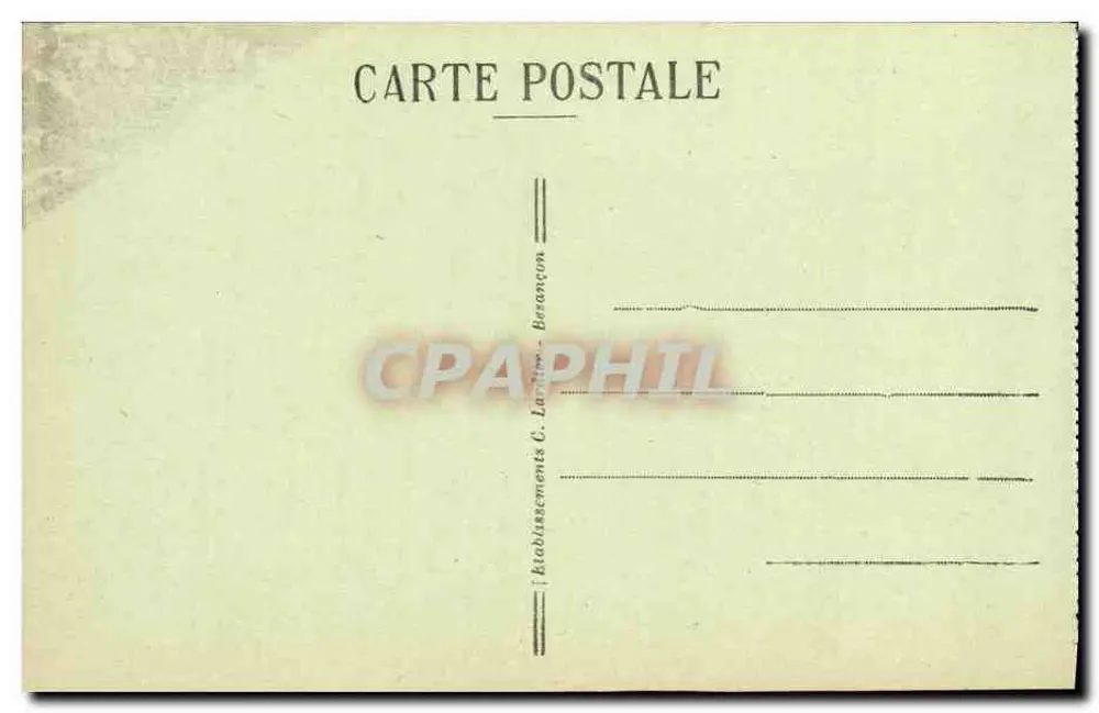 Saint-Claude (Jura) — O Ponte Suspensa — Sites Pitorescos da Franche-Comté, n°1641 - Verso