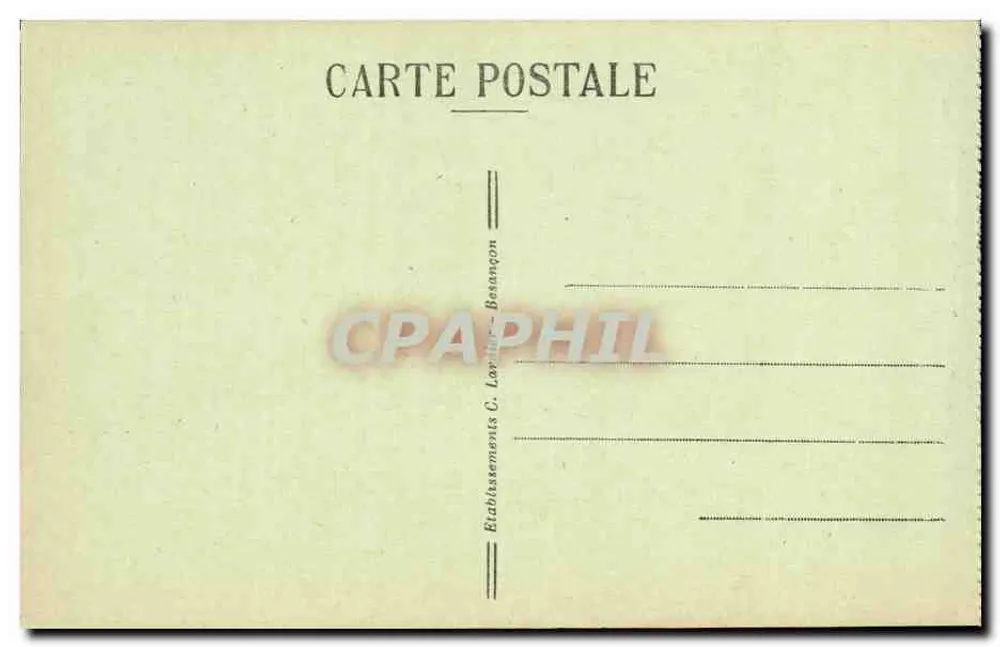 Saint-Claude — O Ravin de Septmoncel — A Roche Percée — Sítios Pitorescos da Franche-Comté — 1644 - Verso