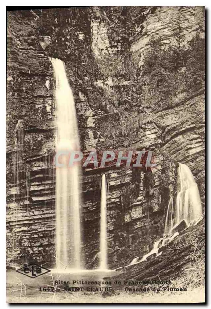 Saint-Claude — Cachoeira do Flumen — Sites Pittorescos da Franche-Comté - Frente