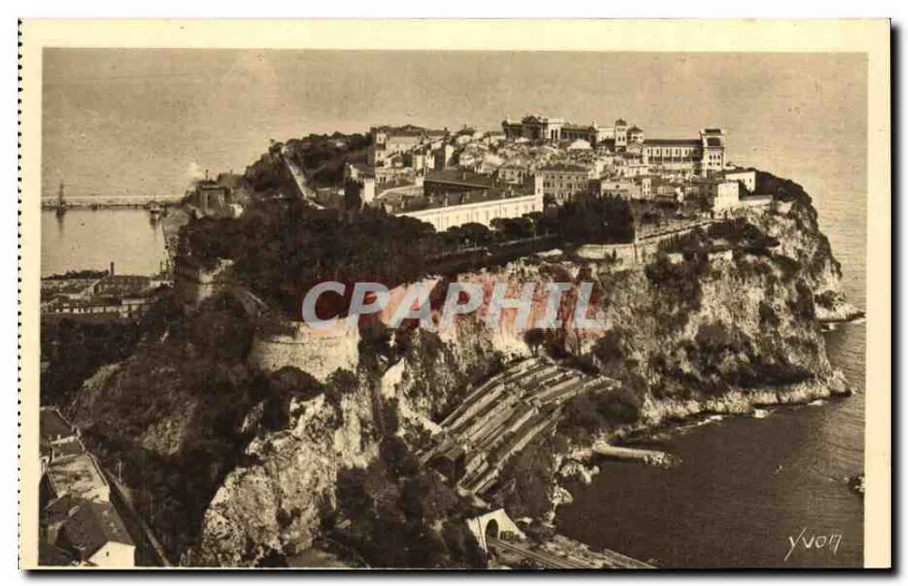 Monaco — Übersicht der Fürstentums — Éditions d'Art YVON, Paris - Vorderseite