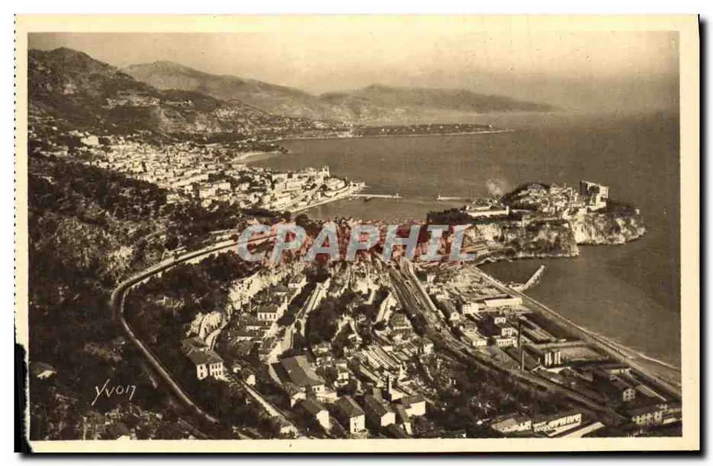 Monaco — Vue panoramique — Les Éditions d'Art YVON, n°106 - Vorderseite