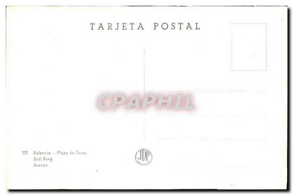 Valência - Plaza de Toros — Arenes — JDP Valencia - Verso