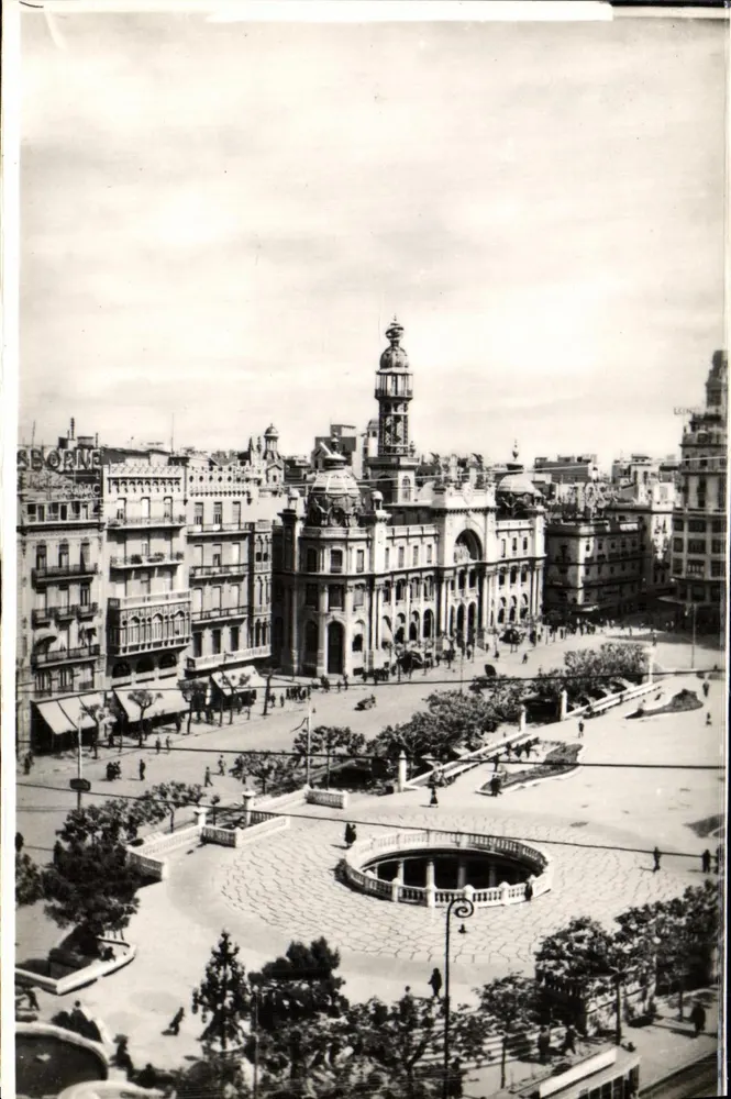 Valência - Plaza del Caudillo - Palacio de Comunicaciones — JDP Valence, n° 136 - Frente