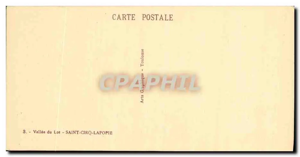 Saint-Cirq-Lapopie — Valle del Lot — Arts Graphique Toulouse - Reverso