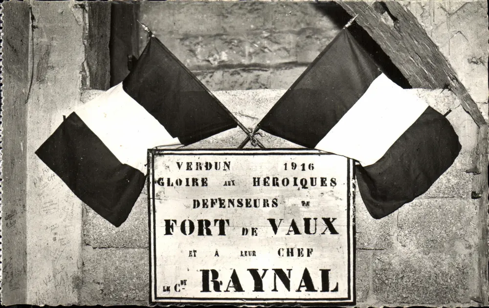 Befestigung Vaux — Verdun 1916 — Ausgabe des Fort Vaux - Vorderseite