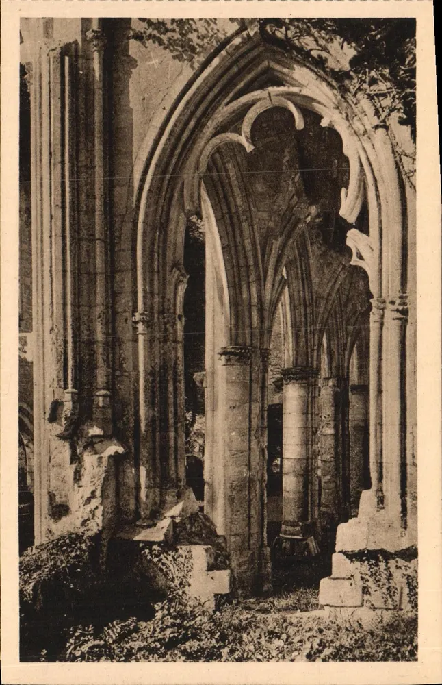 Alte Abtei von Jumièges — Gotische Ruinen — Verlag Lévy & Neuvolais, Nr. 50 - Vorderseite