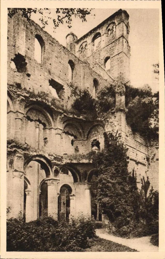 Ruinen der Kirche Notre-Dame — Abtei Jumièges — Verlag: Lévy & Neurden Réunis, Paris - Vorderseite
