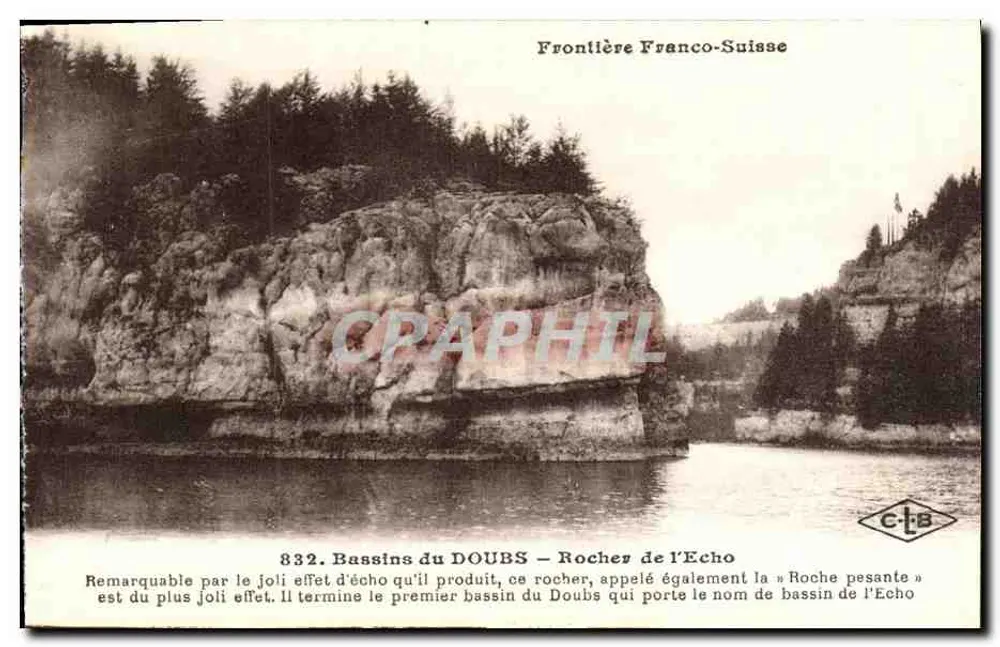 Bassins do DOUBS — Rocher de l'Echo — Fronteira Franco-Suíça - Frente