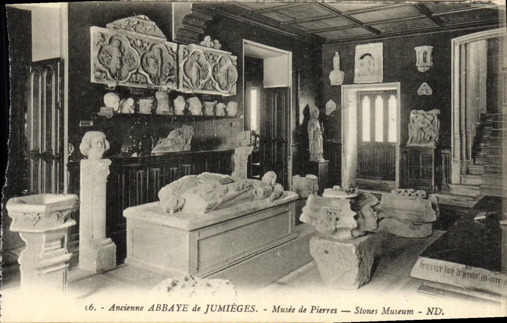 Alte Abtei von Jumièges — Museum der Steine — Museum der Steine — ND. - Vorderseite
