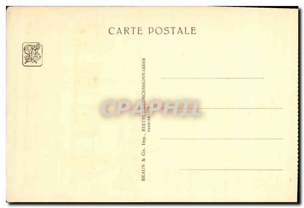Museum der Kolonien — Internationale Kolonialausstellung — Paris 1934 — Laprade et Jaussely, Archis - Rückseite