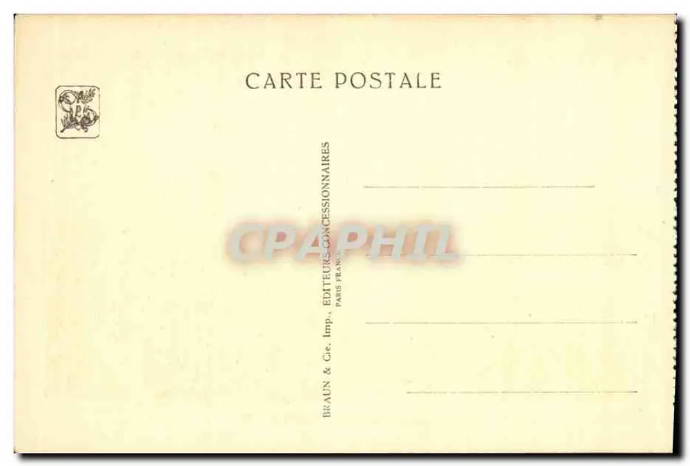 Palast der Metropolitan-Abteilung — Internationale Kolonialausstellung — Paris 1931 - Rückseite