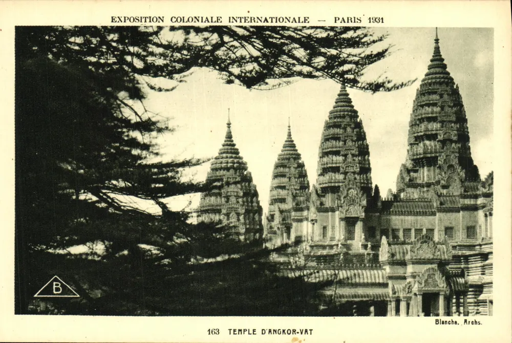 Tempel von Angkor Wat — Internationale Kolonialausstellung — Paris 1934 — Blanche, Archs. - Vorderseite