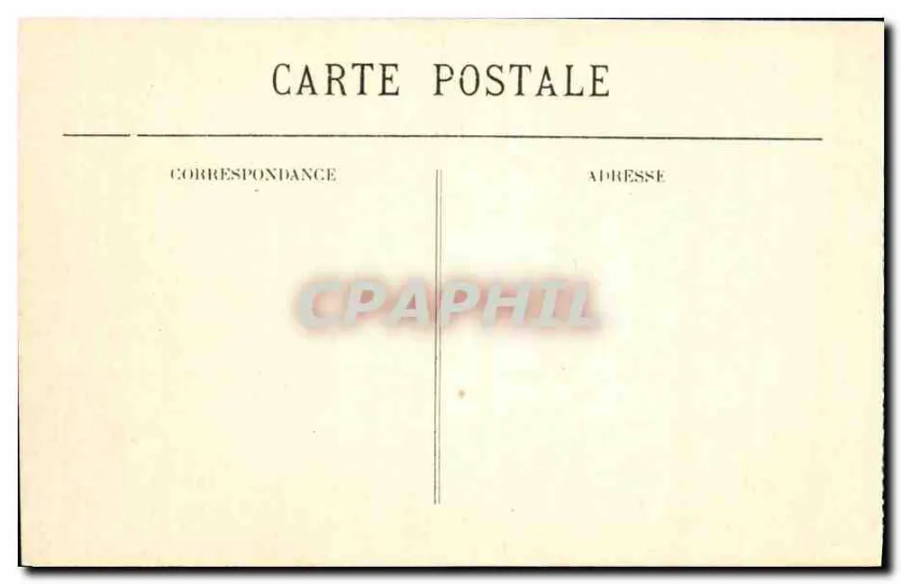 Orléans — Postamtshotel, Ansicht der Rue du Tabour — unbekannter Verlag, Nr. 451 - Rückseite