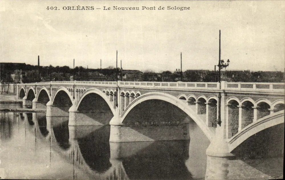 Orléans — Der neue Sologne-Brücke — Serie 402 - Vorderseite