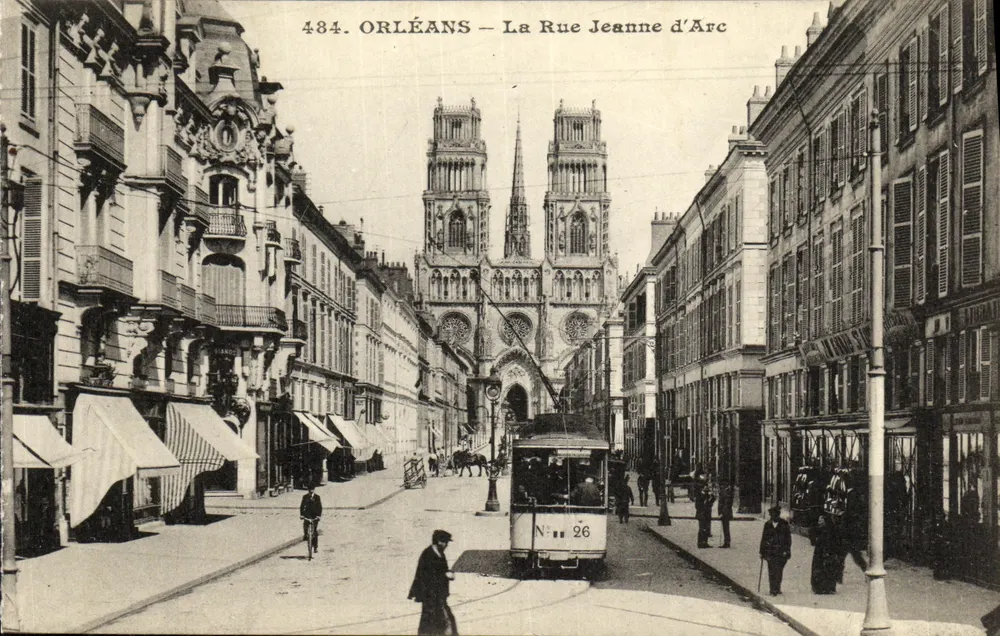 Orléans — A Rue Jeanne d'Arc — editor anônimo, n° 484 - Frente