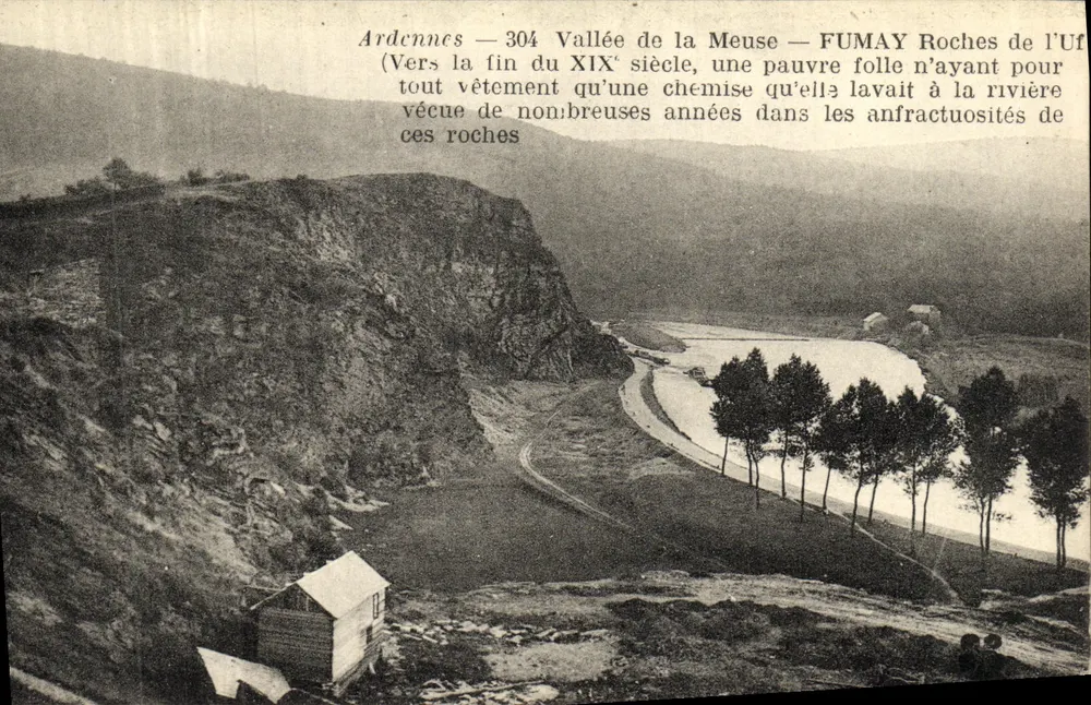 Fumay — Roches de l'Uf — Tal der Meuse — Verleger: Imprime Illustre, Nr. 304 - Vorderseite