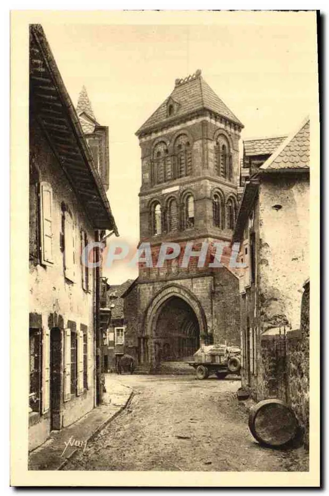 Salers — Die Kirche (15. Jahrhundert) — Éditions d'Art Yvon, Paris - Vorderseite
