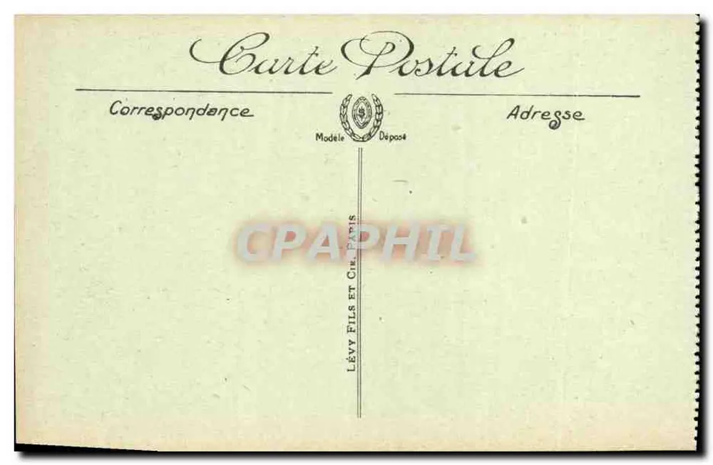 Arras — Der Chor nach dem Bombenangriff — Photographicque de l'Armée — n° 631 - Rückseite