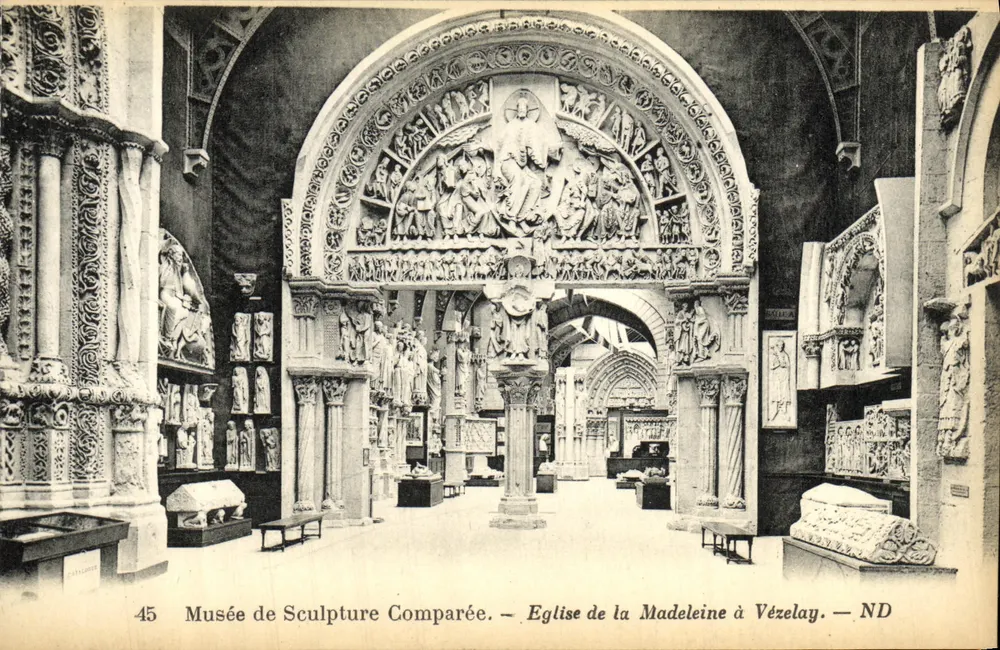 Museum für vergleichende Skulptur — Kirche der Madeleine in Vézelay — ND - Vorderseite