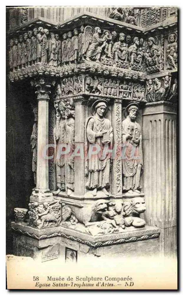 Musée de Sculpture Comparée — Kirche Sainte-Irophime in Arles — N.D. - Vorderseite
