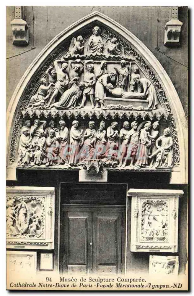 Kathedrale Notre-Dame de Paris — Südfassade — Vergleichende Skulptur — Museum für Vergleichende Skulptur - Vorderseite