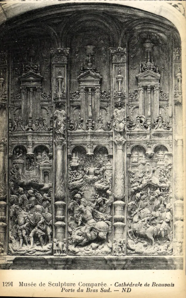 Südarm-Tor — Kathedrale von Beauvais — Museum für vergleichende Skulptur - Vorderseite