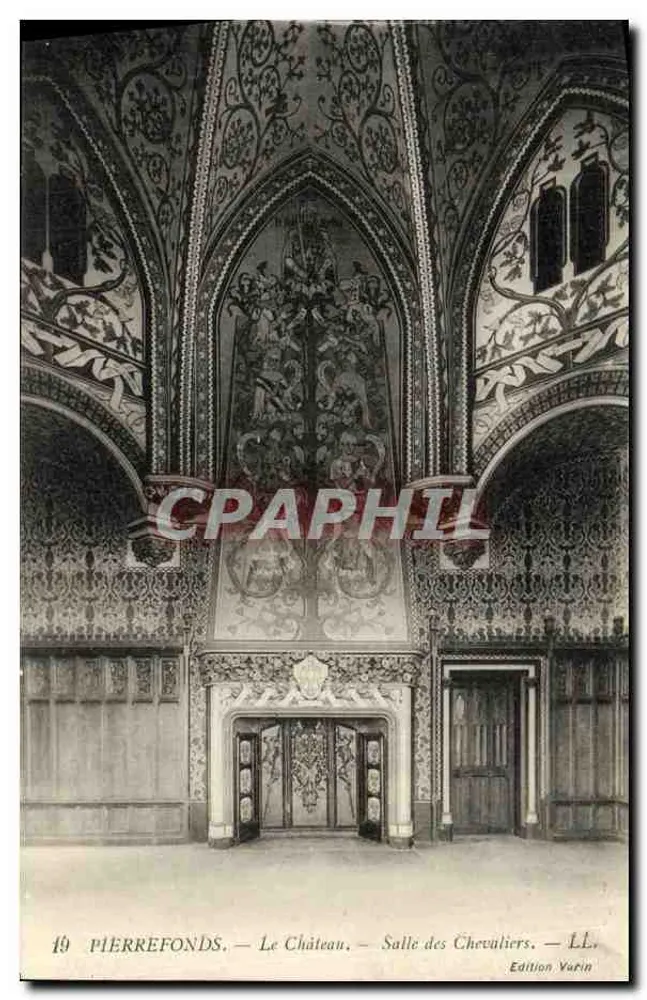Pierrefonds — Das Schloss — Saal der Ritter — Varin Edition - Vorderseite