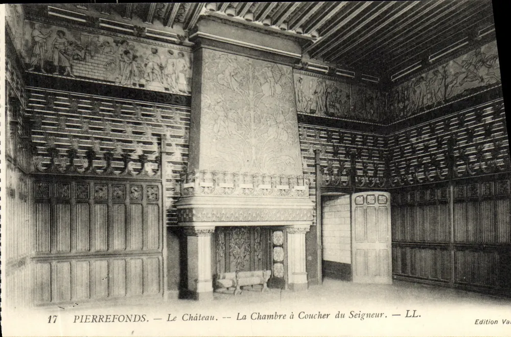 Pierrefonds — Das Schloss — Das Schlafzimmer des Herrn — LL. - Vorderseite