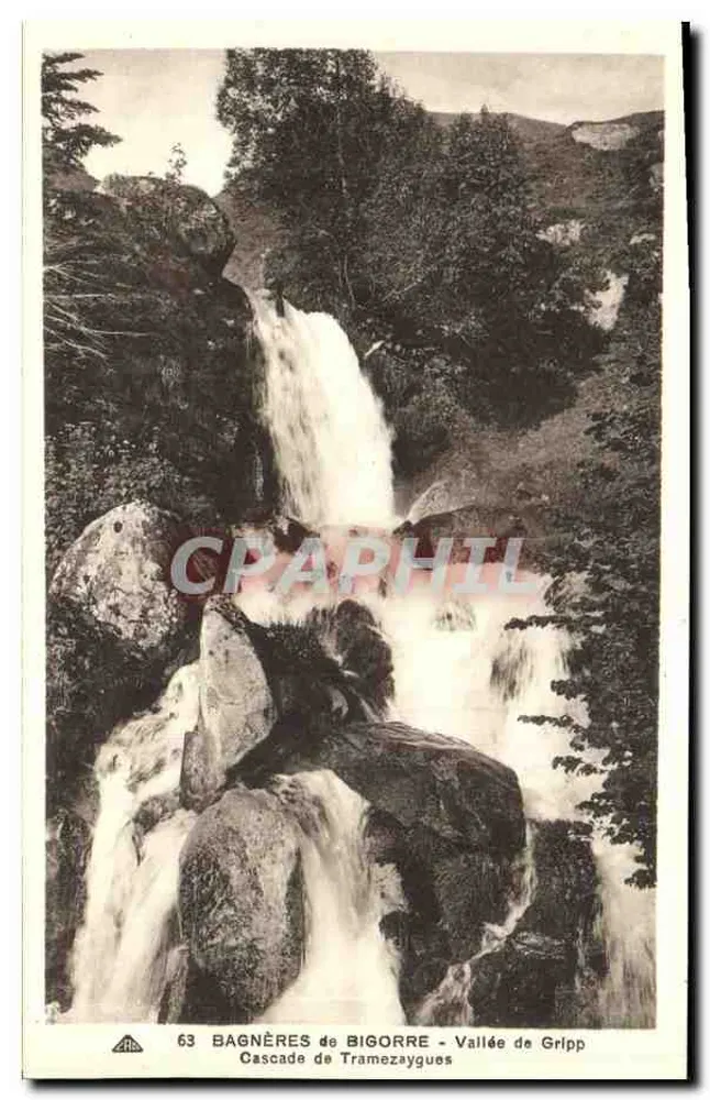 Bagnères-de-Bigorre — Cascade de Tramezaygues — CIR des Arts Photomécaniques - Strasbourg - Vorderseite
