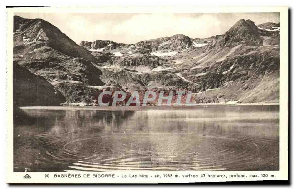 Bagnères-de-Bigorre — El Lago Azul — n°90 - Anverso